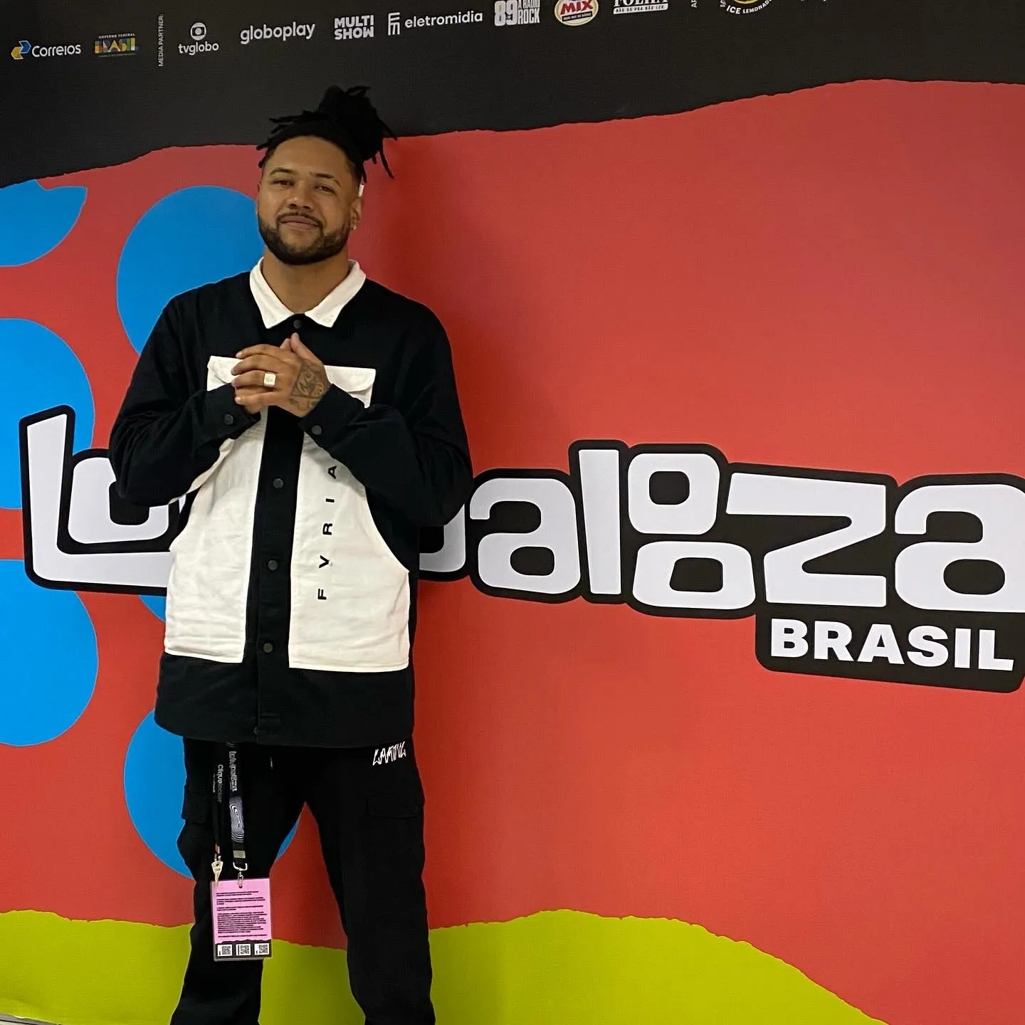 Arape Malik no painel do Lollapalooza Brasil